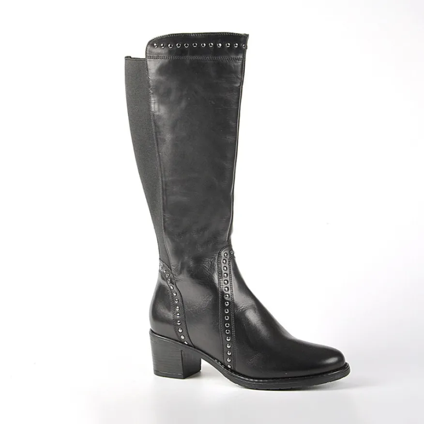 TIPO ALTO Bottes A Talons Avec Elastiques Noir|Femme Bottes, Cuissardes