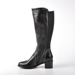 TIPO ALTO Bottes A Talons Avec Elastiques Noir|Femme Bottes, Cuissardes