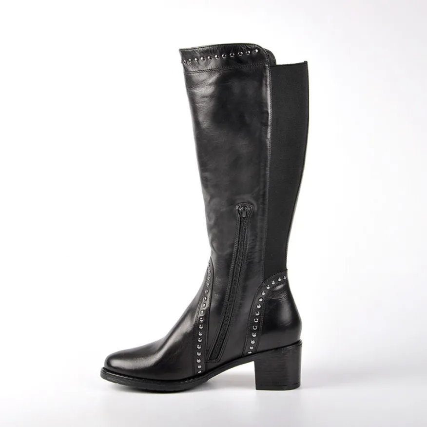 TIPO ALTO Bottes A Talons Avec Elastiques Noir|Femme Bottes, Cuissardes
