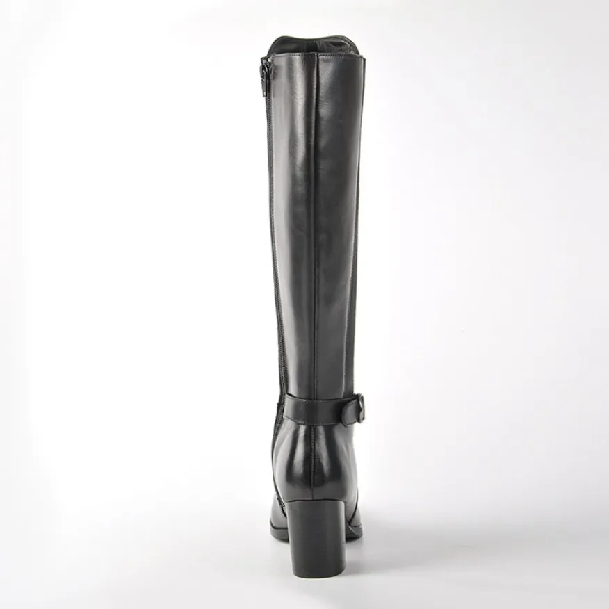 TIPO ALTO Bottes A Talons Avec Elastiques Noir|Femme Bottes, Cuissardes