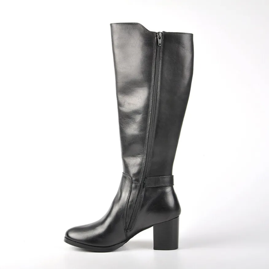 TIPO ALTO Bottes A Talons Avec Elastiques Noir|Femme Bottes, Cuissardes