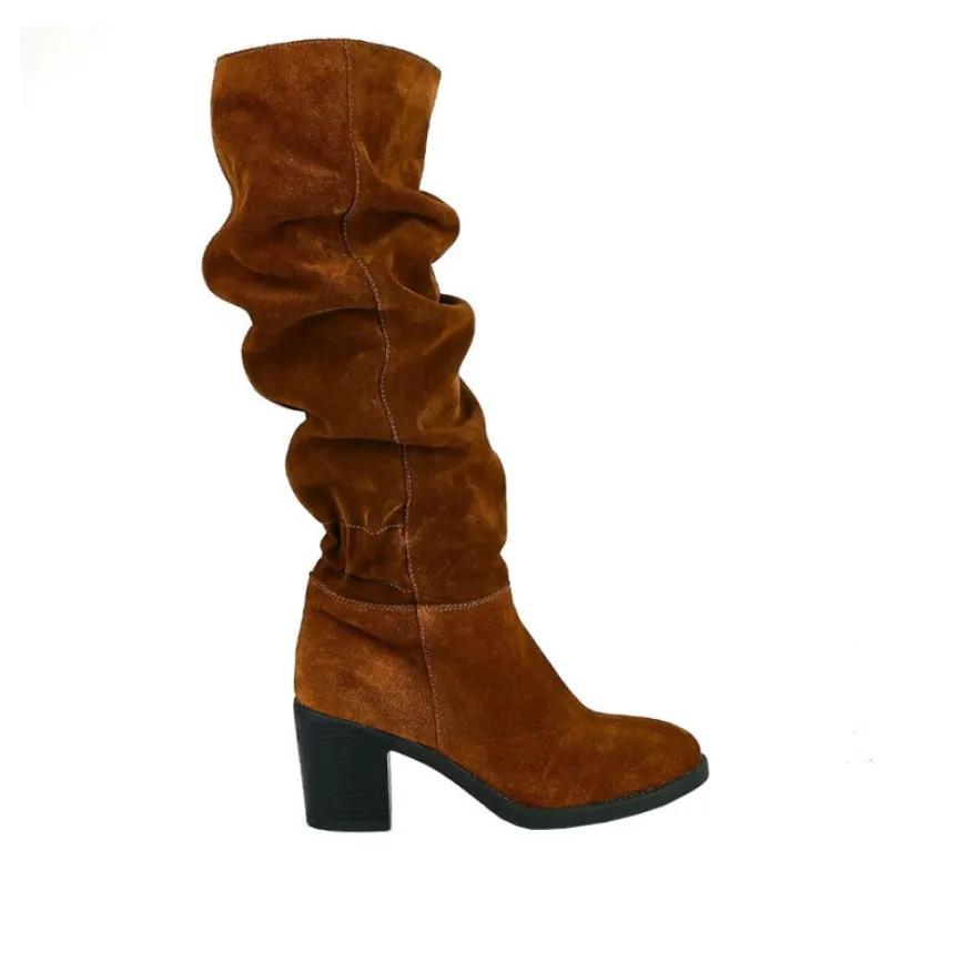 TIPO ALTO Bottes A Talons Femme Camel|Femme Bottes, Cuissardes