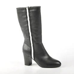 VICE VERSA Bottes A Talons Noir|Femme Bottes, Cuissardes