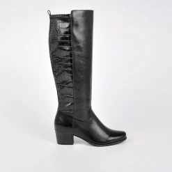TIPO ALTO Bottes A Talons Noir|Femme Bottes, Cuissardes