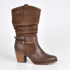 VICE VERSA Bottes A Talons Marron|Femme Bottes, Cuissardes