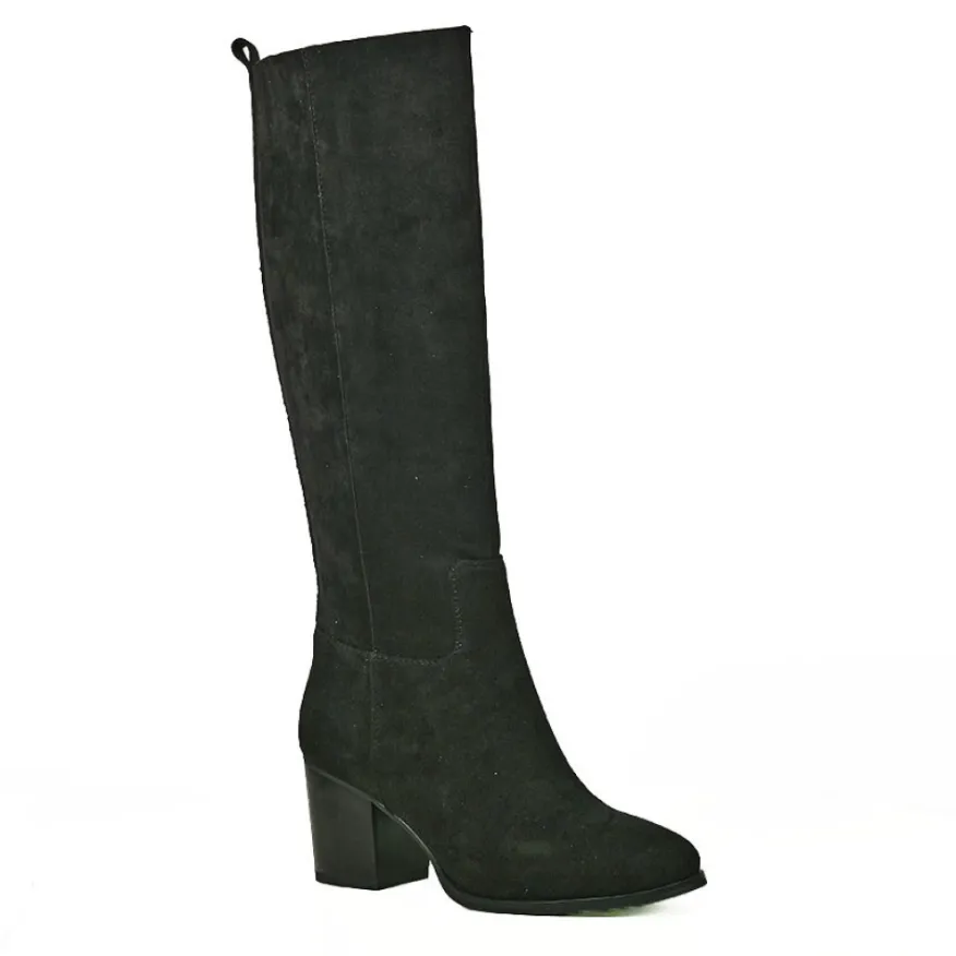 VICE VERSA Bottes A Talons Noir|Femme Bottes, Cuissardes