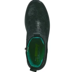 ECO BIO VEGAN Bottes Compensees Femme Noir|Femme Chaussures Confort