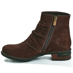 VENUS Bottes Plates Femme Marron|Femme Chaussures Confort