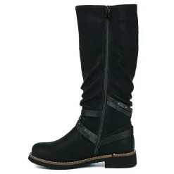 VICE VERSA Bottes Plates Femme Noir|Femme Bottes, Cuissardes