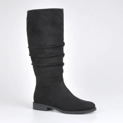 VICE VERSA Bottes Plates Noir|Femme Bottes, Cuissardes