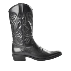 OUTSHOES Bottes Style Western Compagnie Noir|Homme Boots, Bottines