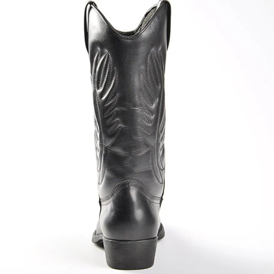 OUTSHOES Bottes Style Western Compagnie Noir|Homme Boots, Bottines