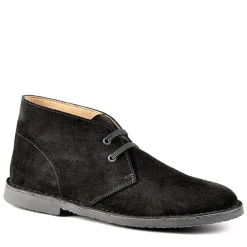 FORTUNATO Bottines Aspect Daim Noir|Homme Boots, Bottines