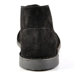 FORTUNATO Bottines Aspect Daim Noir|Homme Boots, Bottines