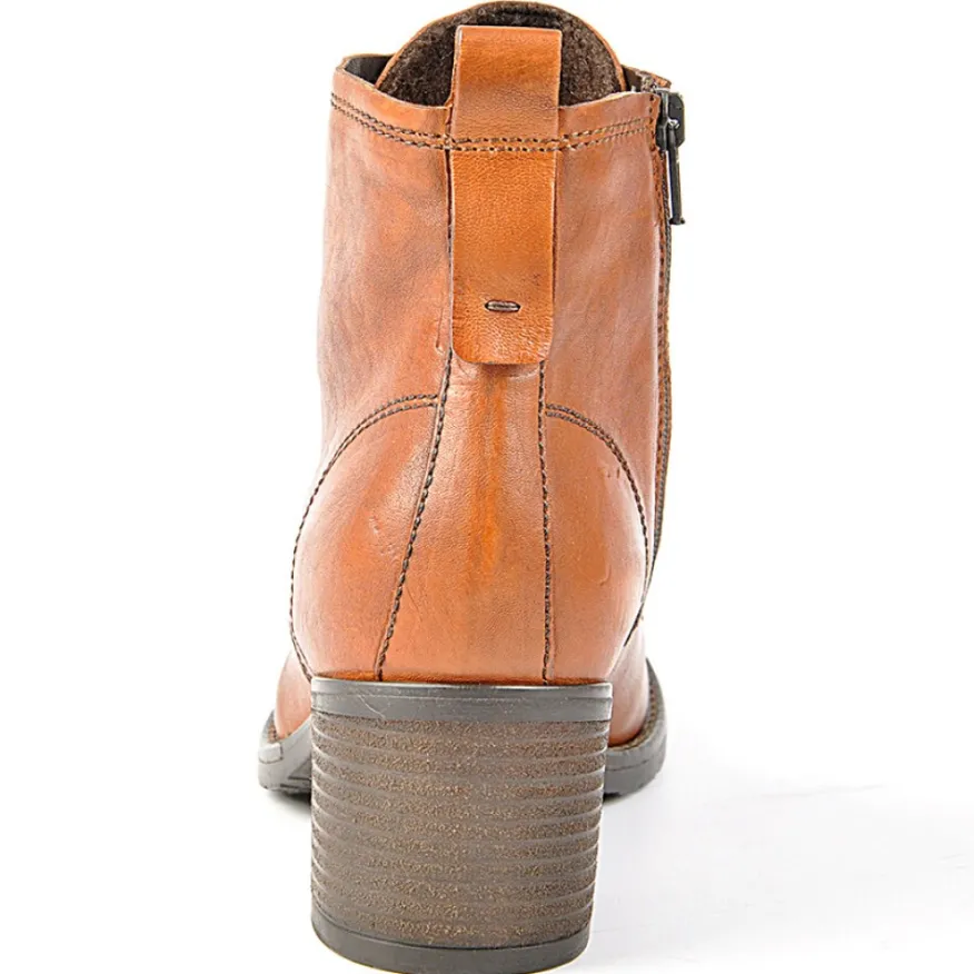 DONNA CLUB Bottines A Talons Camel|Femme Boots, Bottines