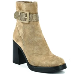 MASCARA Bottines A Talons Femme Beige|Femme Boots, Bottines