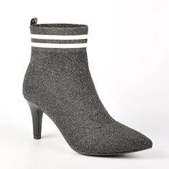 MASCARA Bottines A Talons Gris|Femme Boots, Bottines