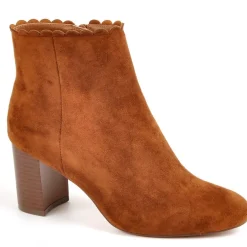 MASCARA Bottines A Talons Camel|Femme Boots, Bottines