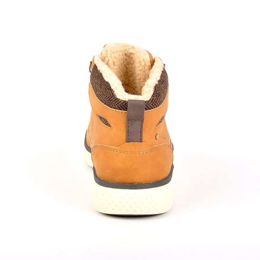 OUTSHOES Bottines Avec Lacets Montagne Camel|Homme Boots, Bottines