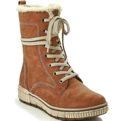 RELIFE Bottines Compensees Femme Camel|Femme Chaussures Confort