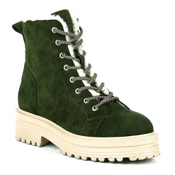 OUTSHOES Bottines Femme Kaki|Femme Boots, Bottines