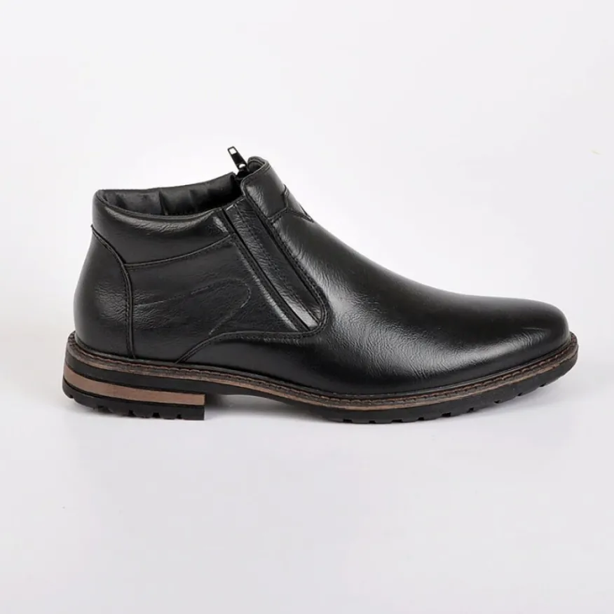 FORTUNATO Bottines Noir|Homme Boots, Bottines