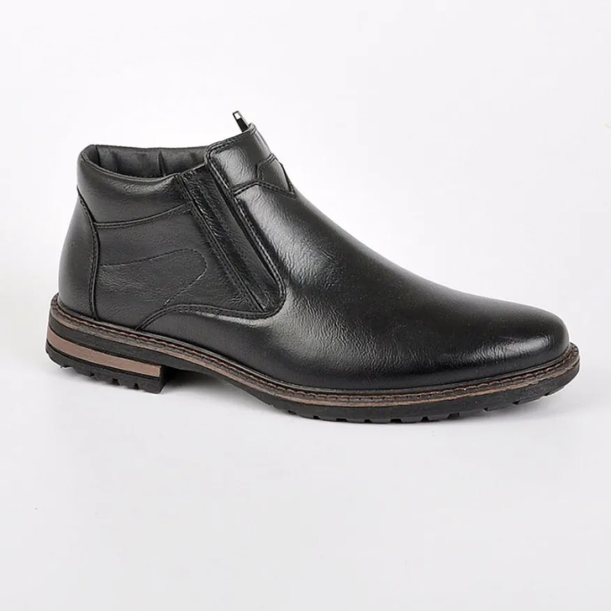 FORTUNATO Bottines Noir|Homme Boots, Bottines