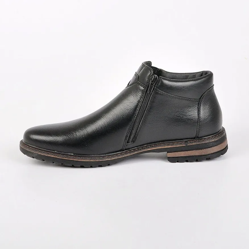 FORTUNATO Bottines Noir|Homme Boots, Bottines