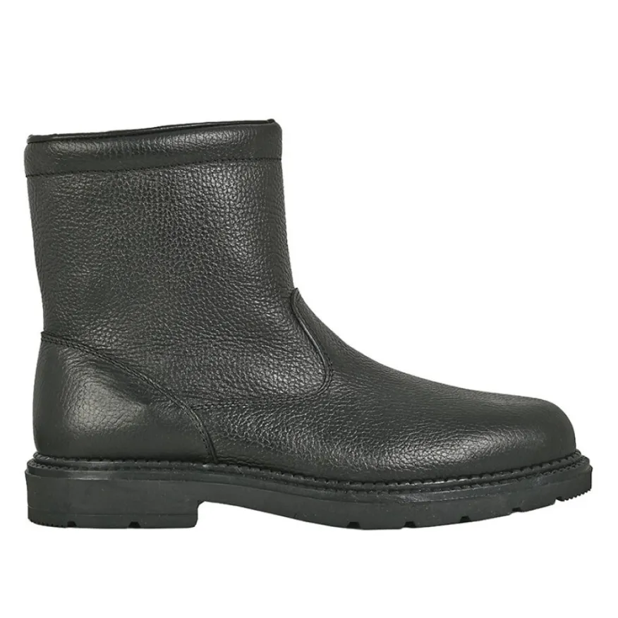 ARIZONA Bottines Fourrees Noir Homme Avec Zip |Homme Boots, Bottines