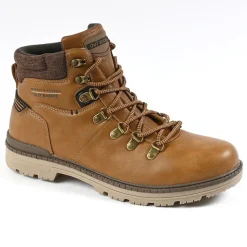 OUTSHOES Bottines Homme Avec Col Textile Camel|Homme Boots, Bottines