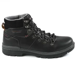 OUTSHOES Bottines Homme Avec Col Textile Noir|Homme Boots, Bottines