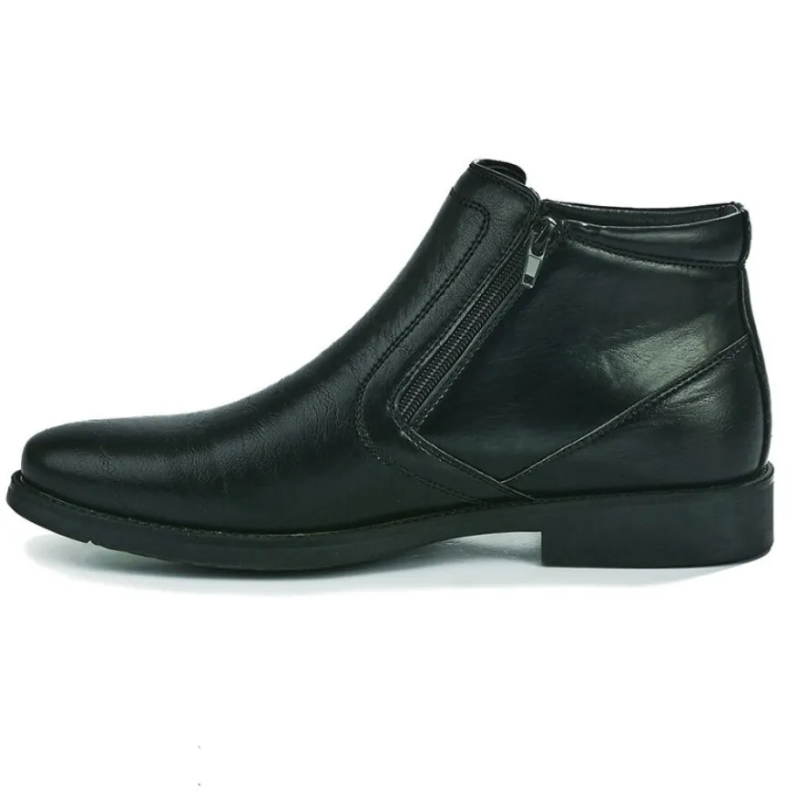 FORTUNATO Bottines Homme Noir|Homme Boots, Bottines