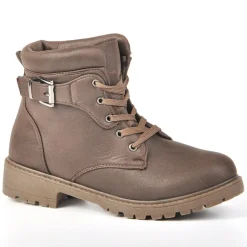VICE VERSA Bottines Plates Femme Marron|Femme Boots, Bottines