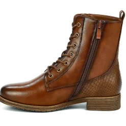 VICE VERSA Bottines Plates Femme Marron A Lacets |Femme Boots, Bottines