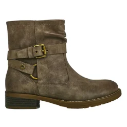 VICE VERSA Bottines Plates Femme Marron Avec Boucles |Femme Boots, Bottines