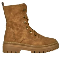 OUTSHOES Bottines Plates Femme Marron A Semelle Crantee |Femme Boots, Bottines
