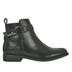 VICE VERSA Bottines Plates Femme Noir A Boucle |Femme Boots, Bottines