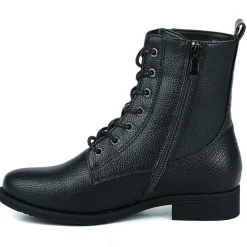 VICE VERSA Bottines Plates Femme Noir A Lacets |Femme Boots, Bottines