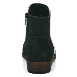 VICE VERSA Bottines Plates Femme Noir En Suedine |Femme Boots, Bottines