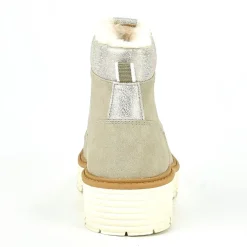OUTSHOES Bottines Plates Femme Beige|Femme Boots, Bottines