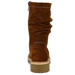 OUTSHOES Bottines Plates Femme Camel|Femme Boots, Bottines