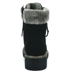 OUTSHOES Bottines Plates Femme Noir|Femme Boots, Bottines