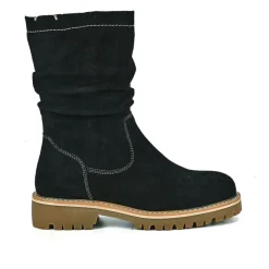 OUTSHOES Bottines Plates Femme Noir|Femme Boots, Bottines