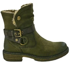 RELIFE Bottines Plates Femme Kaki|Femme Chaussures Confort