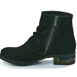 VENUS Bottines Plates Femme Noir|Femme Chaussures Confort