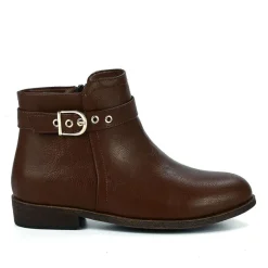 VICE VERSA Bottines Plates Femme Marron|Femme Boots, Bottines