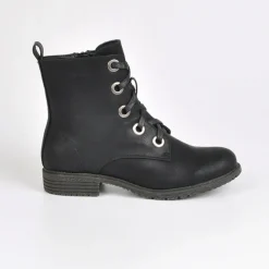 VICE VERSA Bottines Plates Femme Noir|Femme Boots, Bottines