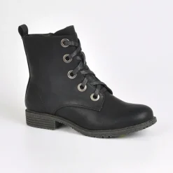 VICE VERSA Bottines Plates Femme Noir|Femme Boots, Bottines