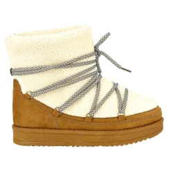 VICE VERSA Bottines Plates Fourrees Femme Camel|Femme Boots, Bottines