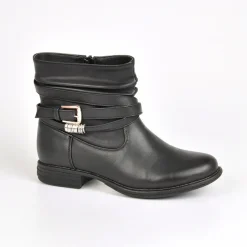 VICE VERSA Bottines Plates Noir|Femme Boots, Bottines